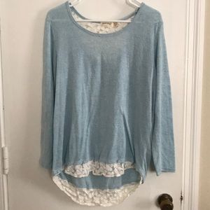 Light blue sweater